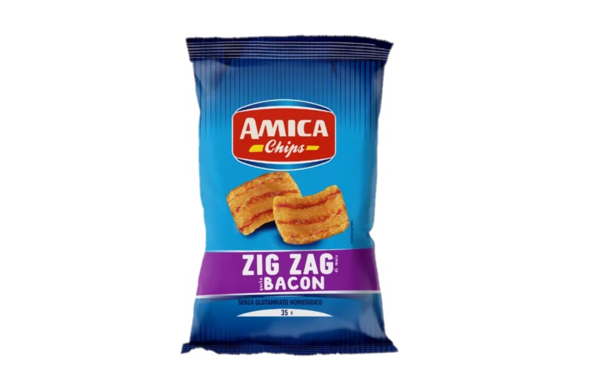 Zig Zag Bacon Amica Chips Gr.35