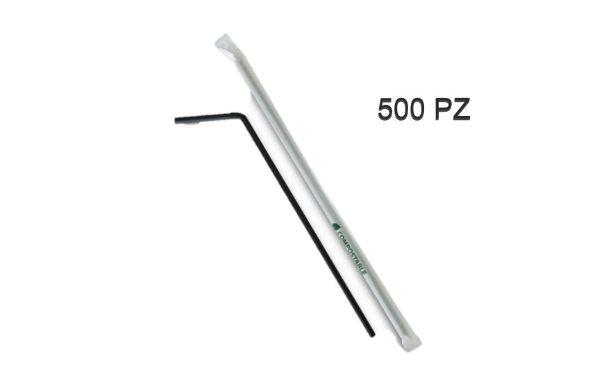 Cannucce Incartate Flex Bio 210×6 mm (500 pz)