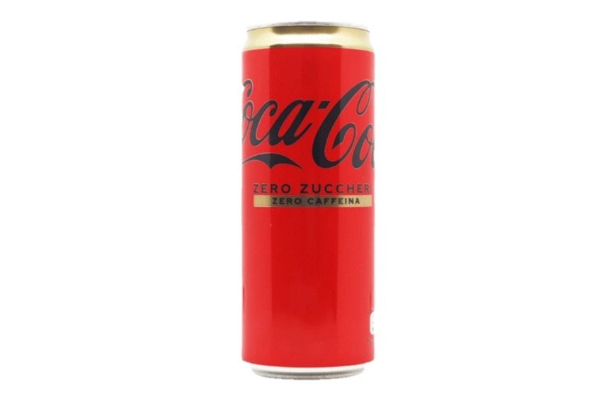 Coca Cola Zero Zuccheri e Zero Caffeina Cl 33 Sleek