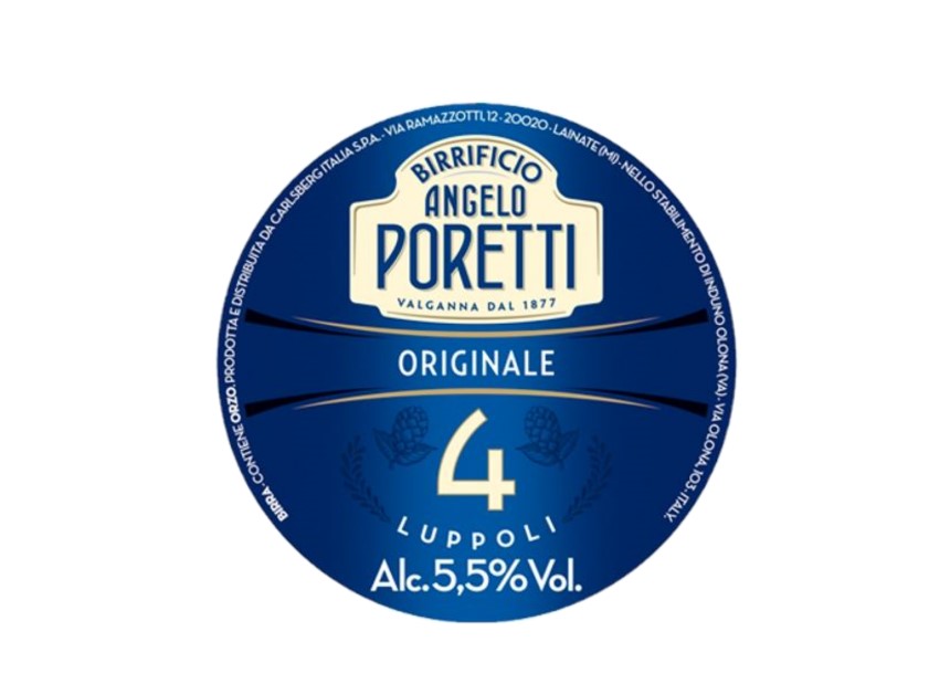 Birra Poretti 4 Luppoli Fusto Modular Lt 20