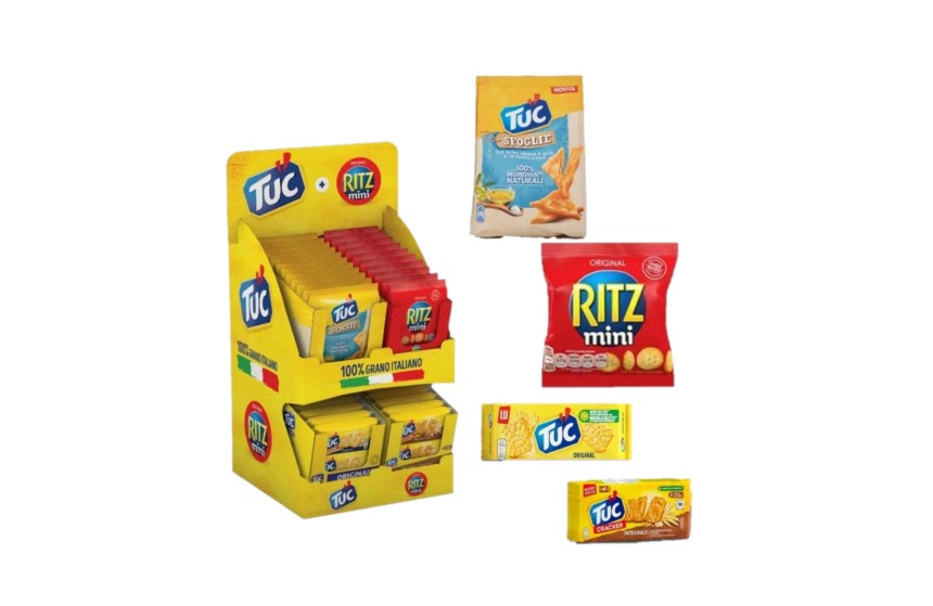 Tuc Cracker e Ritz Mini espositore da banco